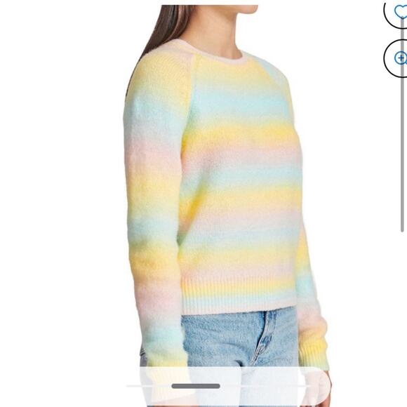 NWT BB Dakota By Steve Madden Ombre Sweater Wool Blend Size Large - Picture 2 of 13